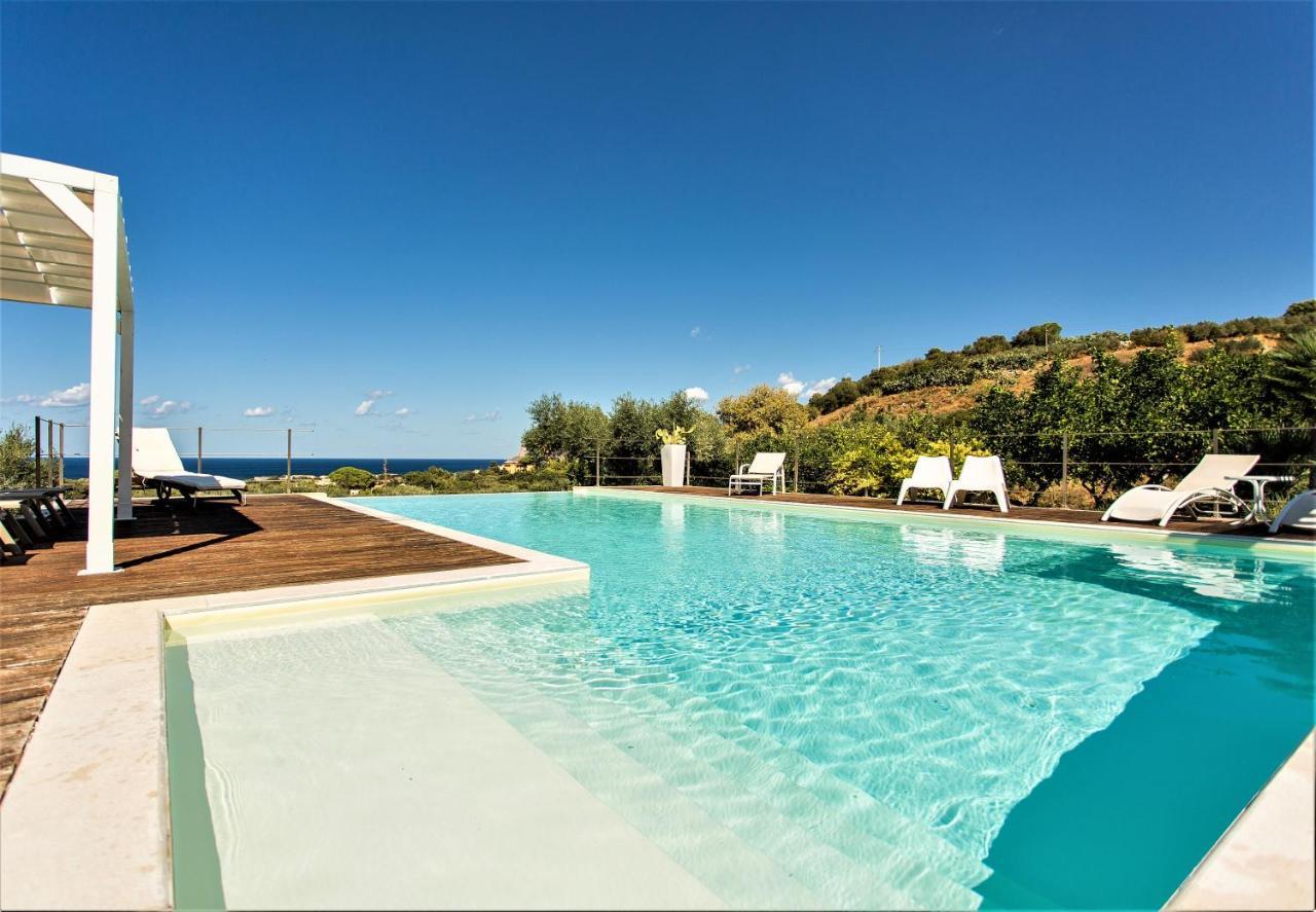 Villa Maria Una Finestra Sul Mare Valderice Buitenkant foto