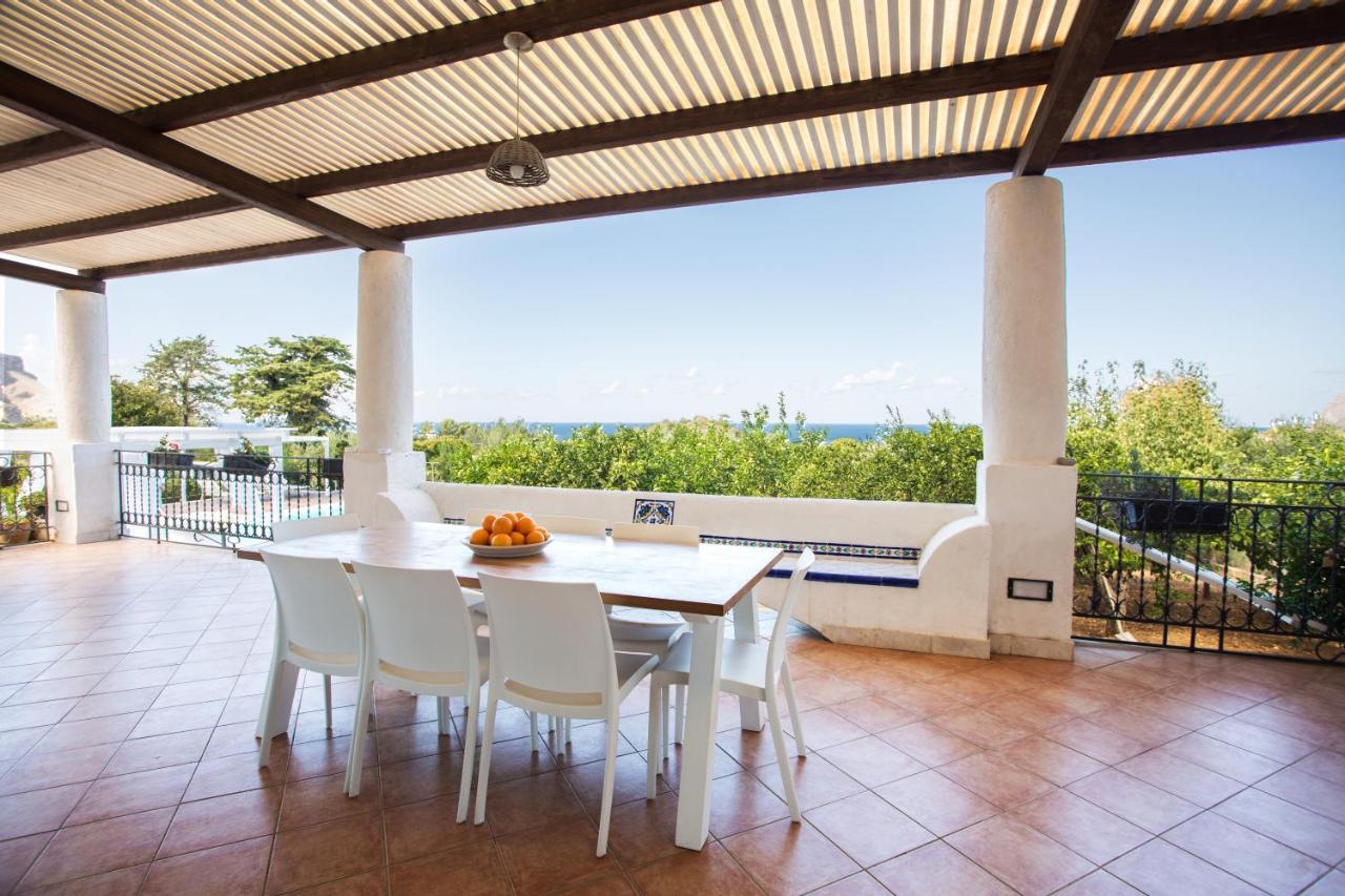 Villa Maria Una Finestra Sul Mare Valderice Buitenkant foto