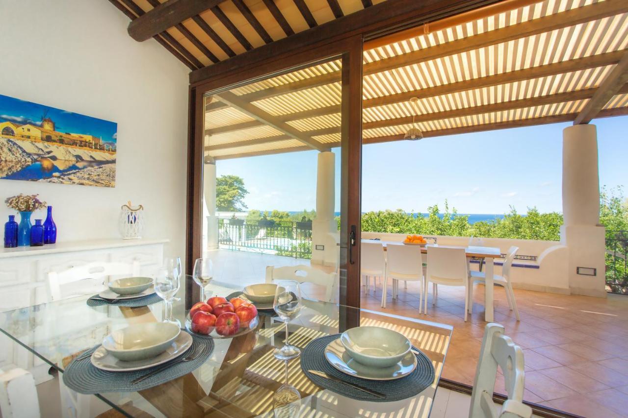 Villa Maria Una Finestra Sul Mare Valderice Buitenkant foto