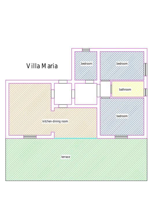 Villa Maria Una Finestra Sul Mare Valderice Kamer foto